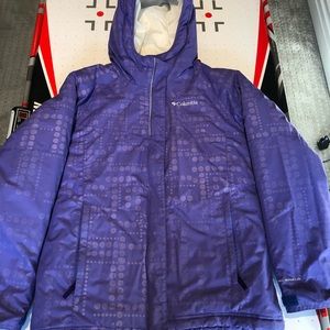 Columbia girls ski winter jacket Omni M 10/12